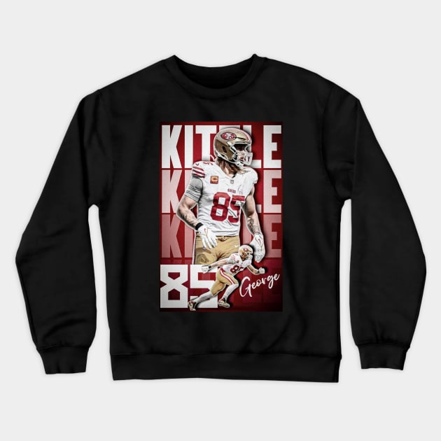 George Kittle 85 Crewneck Sweatshirt by NFLapparel